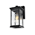 Elegant Lighting Mascher 11" Tall Outdoor Wall Sconce Black