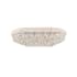 Elegant Lighting Primo 18 Light 36" Wide Flush Mount Waterfall Ceiling Fixture with Clear Royal Cut Crystals Chrome