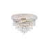 Elegant Lighting Primo 2 Light 6" Tall Wall Sconce with Clear Royal Cut Crystals Chrome