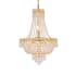 Elegant Lighting Century 8 Light 16" Wide Crystal Empire Chandelier with Clear Royal Cut Crystals Gold