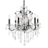 Elegant Lighting St. Francis 6 Light 24" Wide Crystal Chandelier with Clear Royal Cut Crystals Dark Bronze