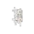 Elegant Lighting Picasso 2 Light 12" Tall Wall Sconce with Clear Royal Cut Crystals Chrome
