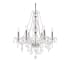 Elegant Lighting Verona 6 Light 24" Wide Crystal Chandelier with Clear Royal Cut Crystals Chrome