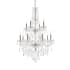 Elegant Lighting Giselle 12 Light 28" Wide Crystal Chandelier with Clear Royal Cut Crystals Chrome