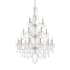 Elegant Lighting Giselle 21 Light 38" Wide Crystal Chandelier with Clear Royal Cut Crystals Chrome