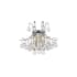 Elegant Lighting Toureg 3 Light 14" Tall Wall Sconce with Clear Royal Cut Crystals Chrome