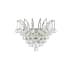 Elegant Lighting Victoria 3 Light 13" Tall Wall Sconce with Clear Royal Cut Crystals Chrome