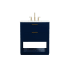 Elegant Lighting Larkin 30" Free Standing Single Basin Vanity Set with Cabinet and Marble Vanity Top Blue