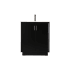 Elegant Lighting Hayes 30" Free Standing Single Basin Vanity Set with Cabinet and Marble Vanity Top Black