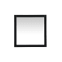 Elegant Lighting Aqua 36" W x 36" H Traditional Square Framed Bathroom Wall Mirror Black
