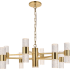 Elegant Lighting Vega 17 Light 32" Wide LED Chandelier Gold