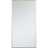 Elegant Lighting Eternity 36" W x 72" H Rectangular Framed Bathroom Wall Mirror Brass