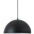 Elegant Lighting Forte Single Light 14" Wide Pendant Black