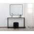 OT1015 storage ottoman in Black