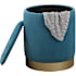 OT1015 storage ottoman in Blue