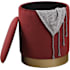 OT1015 storage ottoman in Red