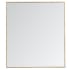 Elegant Lighting Eternity 36" W x 40" H Traditional Rectangular Framed Bathroom Wall Mirror Brass