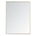 Elegant Lighting Eternity 48" W x 36" H Traditional Rectangular Framed Bathroom Wall Mirror Brass