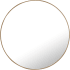 Elegant Lighting Eternity 32" Diameter Circular Metal Framed Bathroom Wall Mirror Brass