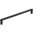 Elements Gibson 7-9/16" Center to Center Smooth Flat Cabinet Handle / Drawer Pull Matte Black