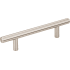 Elements Naples 3-3/4" (96mm) Center to Center Bar Style Solid Steel Cabinet Handle / Drawer Pull Satin Nickel
