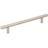 Elements Naples 6-5/16" (160 mm) Center to Center Solid Steel Bar Style Cabinet Handle / Drawer Pull with Mounting Hardware Satin Nickel