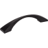 Elements Glendale 3-3/4" Center to Center Elegant Contemporary Arch Cabinet Handle / Drawer Pull Matte Black