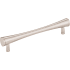 Elements Sedona 5-1/16" (128mm) Center to Center Concave Hourglass Bar Style Cabinet Handle / Drawer Pull Satin Nickel