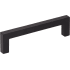 Elements Stanton 3-3/4" (96 mm) Center to Center Modern Square Cabinet Handle / Drawer Pull Matte Black