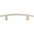 Elements Thatcher 3-3/4" Center to Center Curved Bar Cabinet Handle / Drawer Pull Satin Nickel