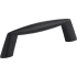 Elements Zachary 3" Center to Center Modern Angled Cabinet Handle / Drawer Pull Matte Black
