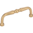 Elements Madison 3" Center to Center Traditional Knuckled Cabinet Handle / Drawer Pull Satin Brass
