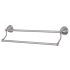 Elements Of Design 24" Double Towel Bar from the Chicago Collection Satin Nickel