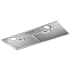 Elica Asti 400 CFM 28 Inch Wide Range Hood Insert with Mesh Filter and Push Button Controls Stainless Steel