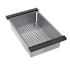 Elkay Circuit Chef Stainless Steel 17-3/4" L x 11" W Colander for Workstation Sink Stainless Steel / Black