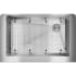 Elkay Crosstown 35-7/8" Farmhouse Single Basin Stainless Steel Kitchen Sink with Basin Rack and Basket Strainer Stainless Steel