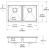 Elkay-ECTSRAD33226BG-Line Drawing