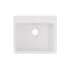 Elkay Quartz Classic 25" Undermount Single Basin Quartz Composite Kitchen Sink White