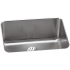 Elkay Lustertone 25-1/2" Undermount Single Basin Stainless Steel Kitchen Sink with Basket Strainer Stainless Steel