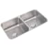 Elkay Gourmet 31-3/4" Double Basin Undermount Stainless Steel Kitchen Sink - Includes Perfect Drain Assembly Stainless Steel