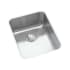 Elkay Gourmet 16-1/2" Single Basin Undermount Stainless Steel Kitchen Sink - Includes Perfect Drain Assembly Stainless Steel