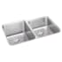 Elkay Gourmet 31-1/4" Double Basin Undermount Stainless Steel Kitchen Sink - Includes Two Perfect Drain Assemblies Stainless Steel