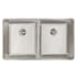 Elkay Lustertone Iconix 32-3/4" Undermount Double Basin Stainless Steel Kitchen Sink with Perfect Drain Stainless Steel