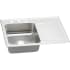 Elkay Gourmet 33" Single Basin Drop In Stainless Steel Kitchen Sink 1 Faucet Hole