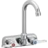 Elkay 2.2 GPM Wall Mounted Double Handle Utility Faucet with Metal Handles Chrome