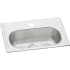 Elkay Gourmet 19-1/2" Single Basin Drop In Stainless Steel Bar Sink 1 Faucet Hole