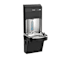Elkay Elkay Pro Filtration Bottle Filling Station and Refrigerated Cooler with Ultra-Capacity, Lead Reduction Filter Black Stainless