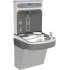 Elkay EZH20 18-3/8" Wall Mounted Single Station Hands Free Bottle Filler Combo Light Gray Granite