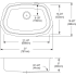 Elkay-MYSTIC2717CB-Line Drawing
