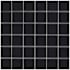 Emser Tile Catch - 12" x 12" Geometric Floor and Wall Tile - Matte Visual - Sold by Sheet (0.99 SF/Sheet) Black